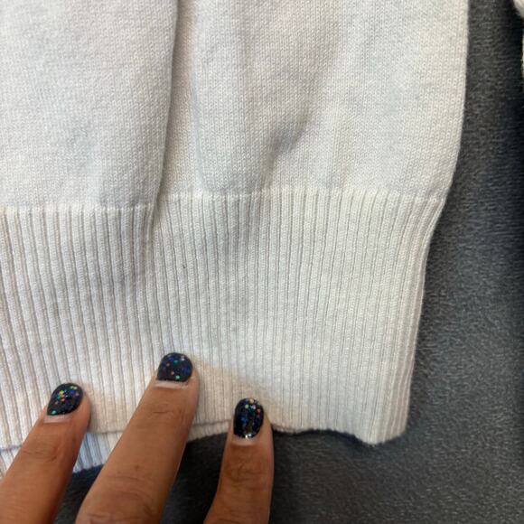 Guess Zip Up Sweater Jacket Cardigan Preppy Spell Out Hooded Comfy Preppy Cozy - Picture 11 of 16